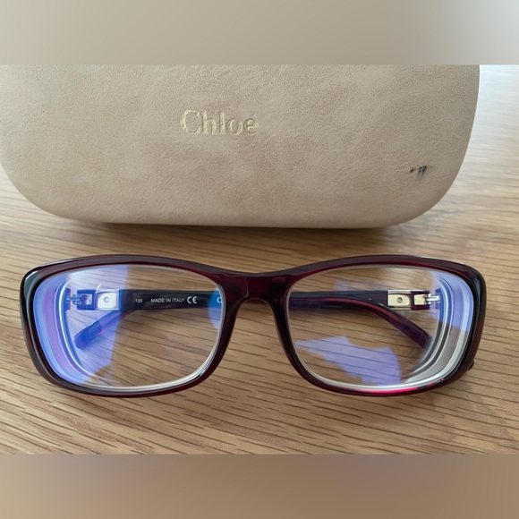 Chloe Eyeglasses CE2603 602 Wine 55mm - Picture 8 of 8